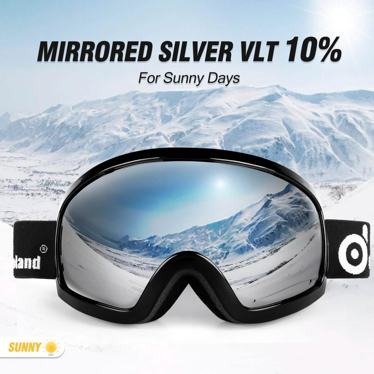 Ski Goggles Double Lens Anti-Fog Winter Windproof DailySale