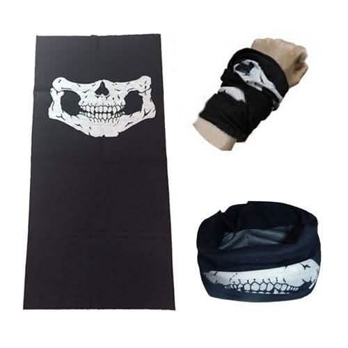 Skull Face Bandana Mask and Neck Gaiter DailySale