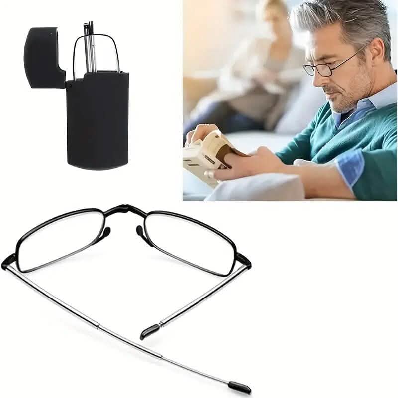 Sleek Folding Reading Glasses with Anti-Blue Light Protection DailySale