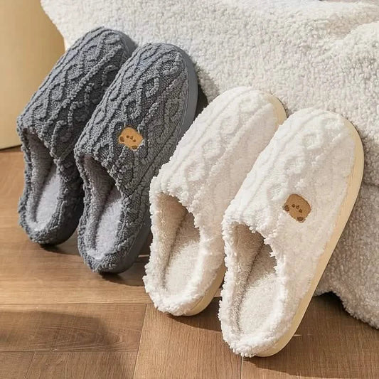 Slip On Soft Sole Flat Non-Slip Warm Slippers DailySale