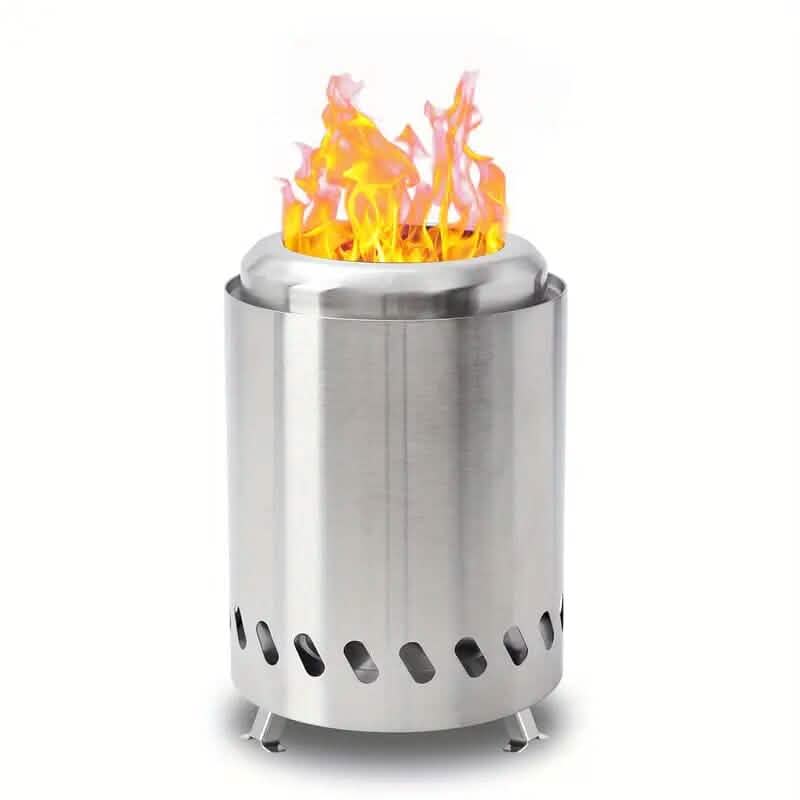 Small Portable Table Fire Pit with Stand & Carry Bag DailySale