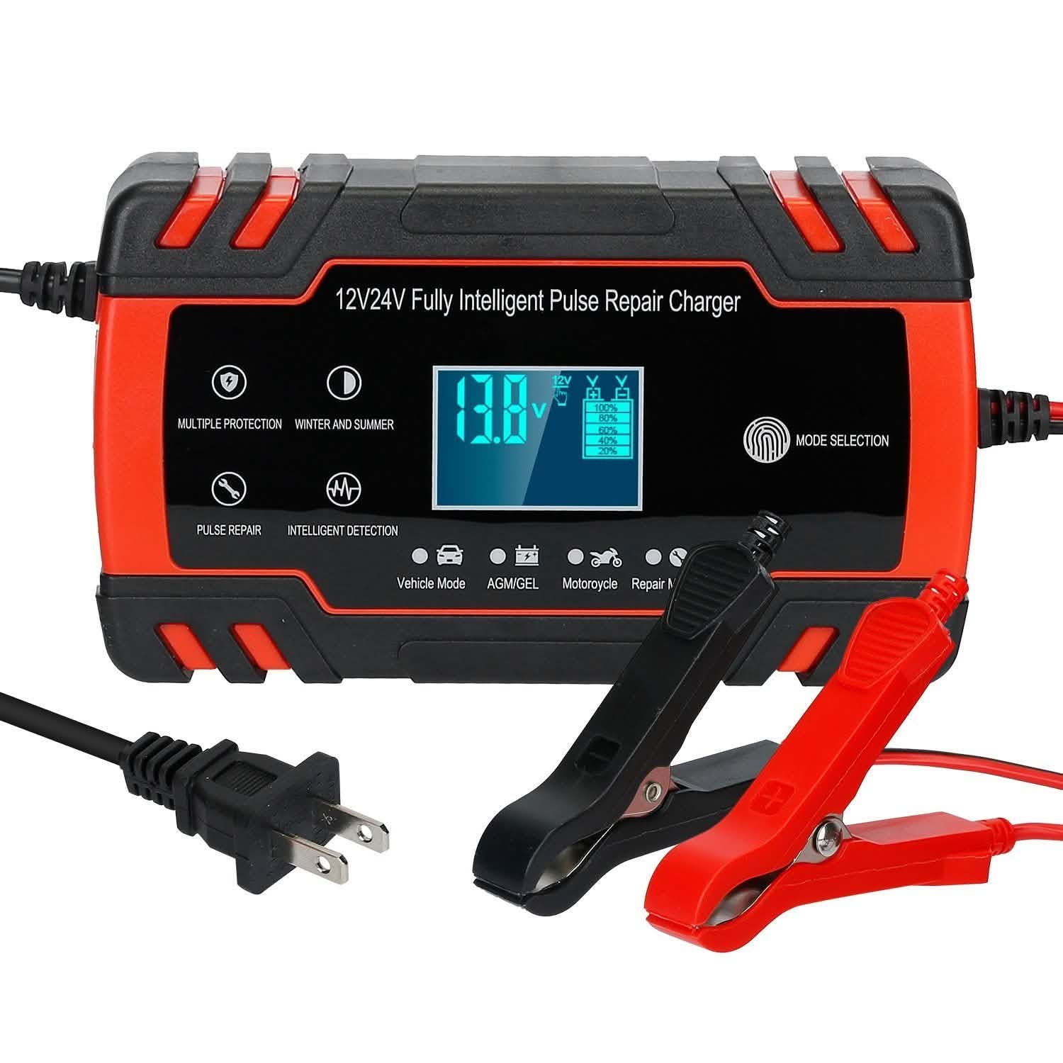 Smart Automatic Battery Charger with LCD Display DailySale