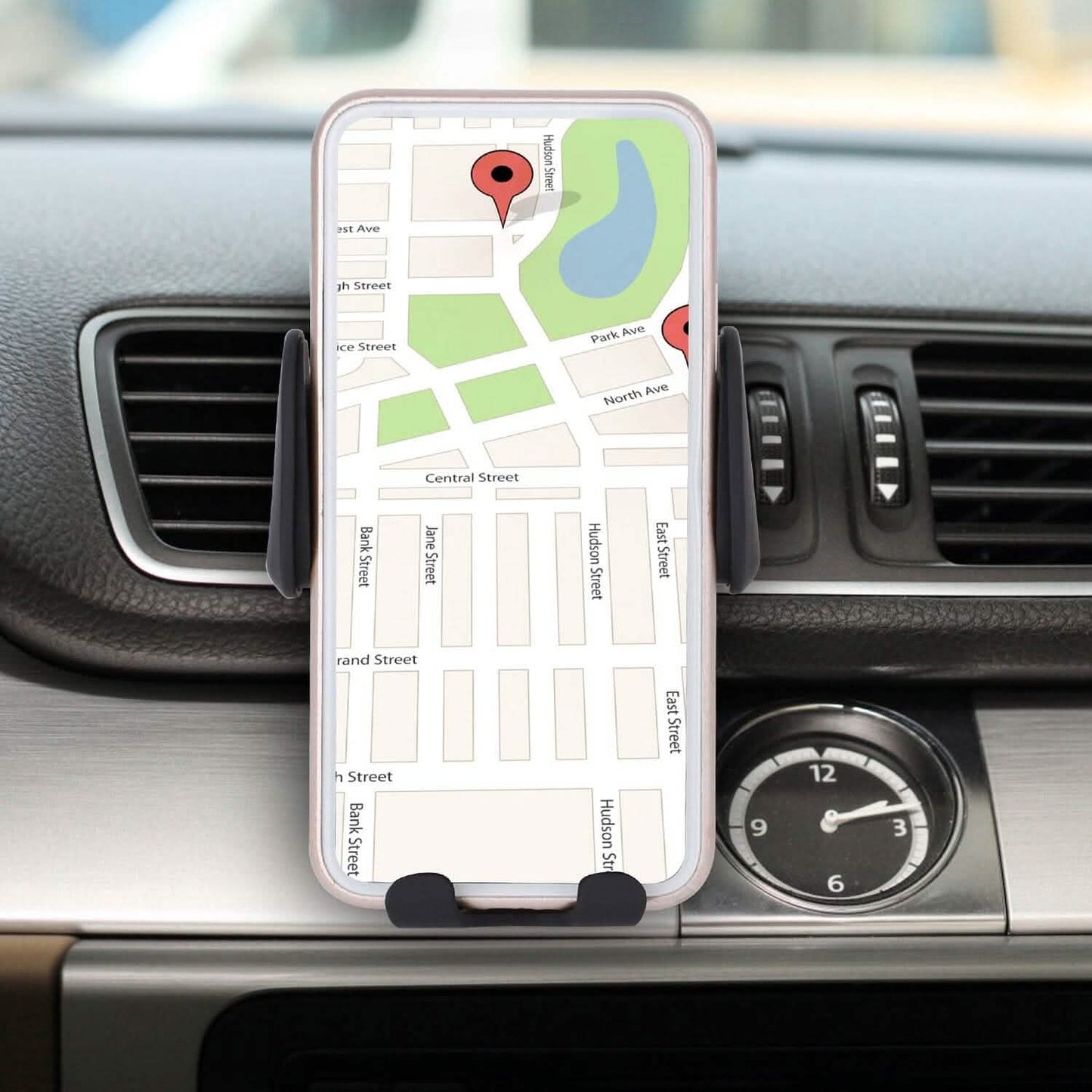 Smart Car Wireless Charger Auto Sensing Phone Holder 10W Qi Fast Charging Air Vent DailySale