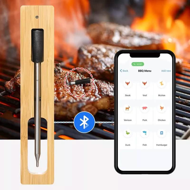 Smart Meat Thermometer with Bluetooth DailySale