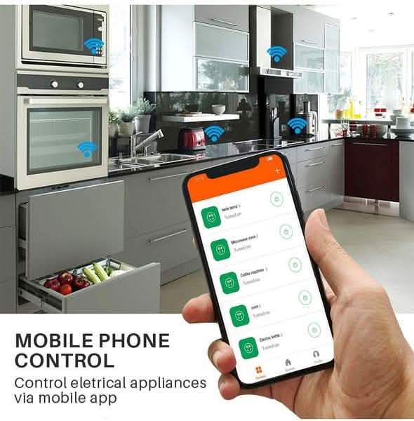 Smart Plug WiFi Socket Power Monitor Timing Function Tuya SmartLife APP Control Works With Alexa Google Assistant DailySale