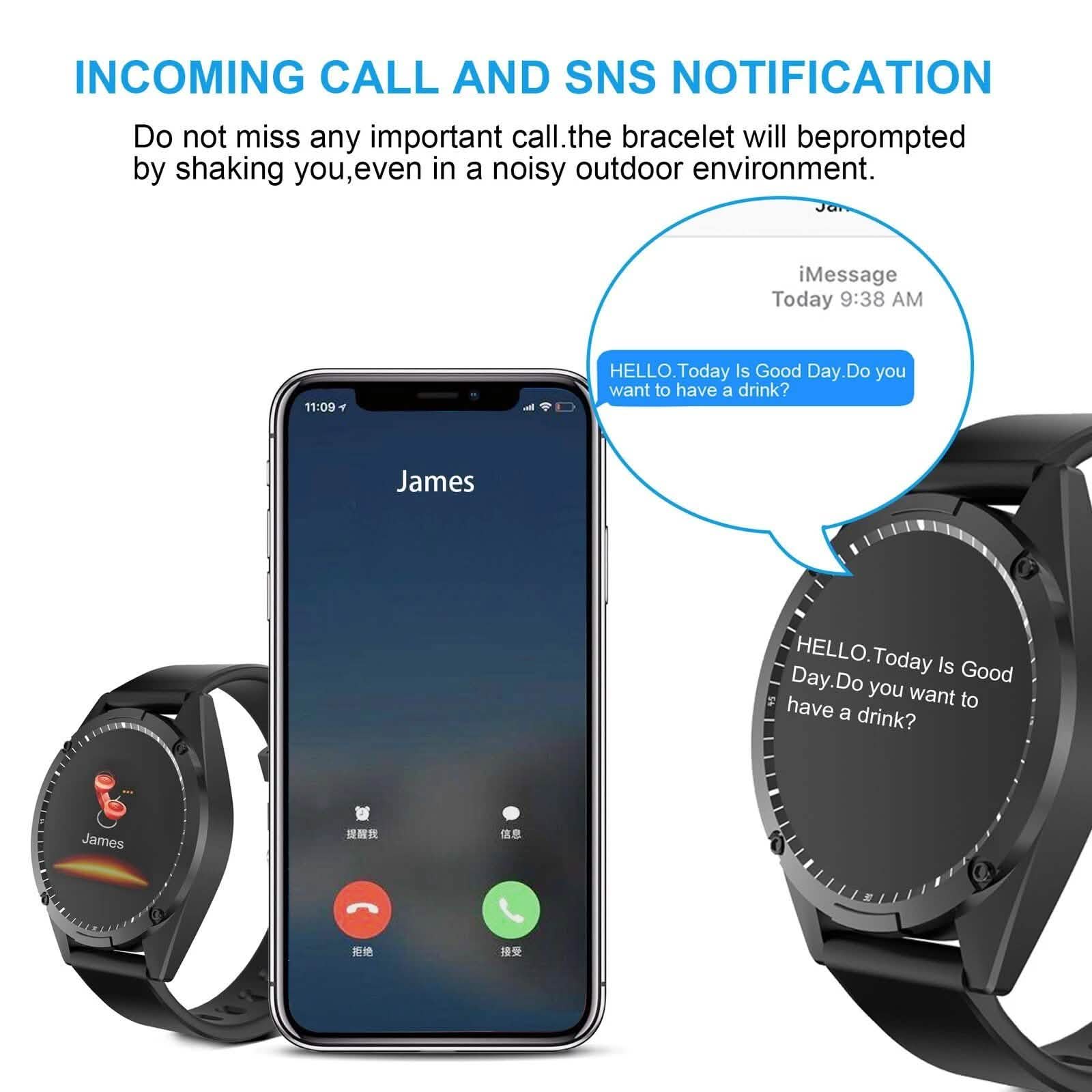 Smart Sport Watch Activity Tracker with Blood Pressure Heart Rate Sleep Monitor DailySale
