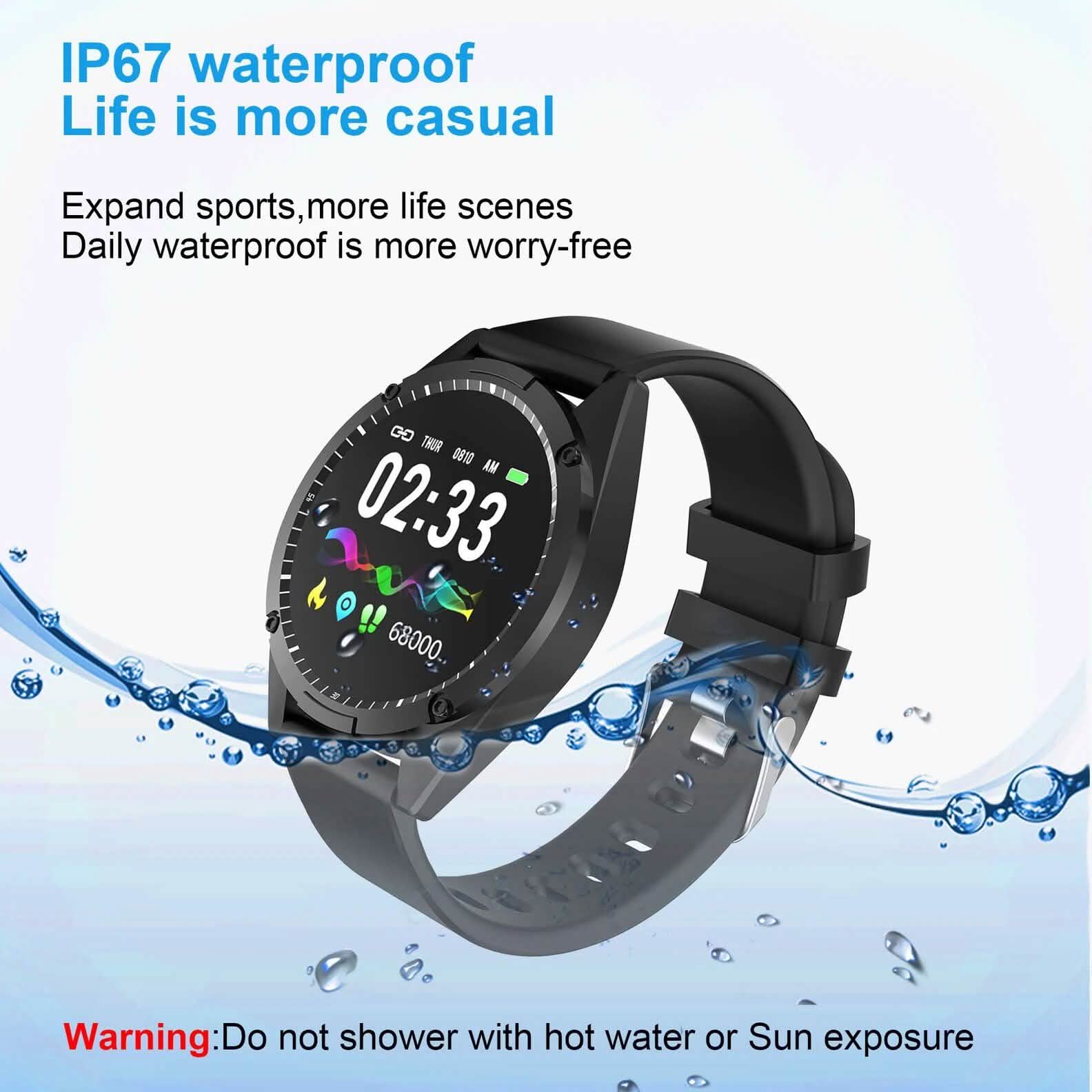 Smart Sport Watch Activity Tracker with Blood Pressure Heart Rate Sleep Monitor DailySale