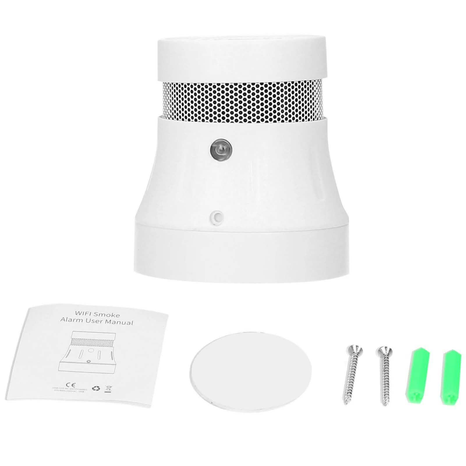 Smart WiFi Standalone Photoelectric Smoke Alarm DailySale