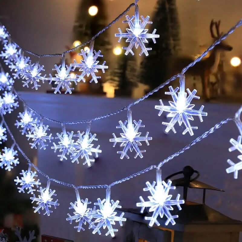 Snowflake Decorative LED String Light 152cm/60in DailySale