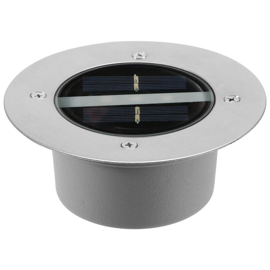 Solar LED Disk Lights IP44 Water Resistant Light Sensor DailySale