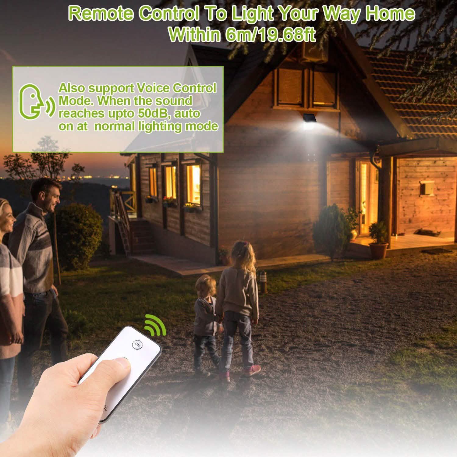 Solar Lights 88 LEDs Outdoor Wall Lamps DailySale
