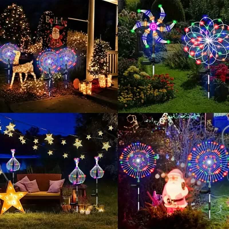 Solar-Powered Garden Lights with 60 LED and 8 Lighting Modes DailySale