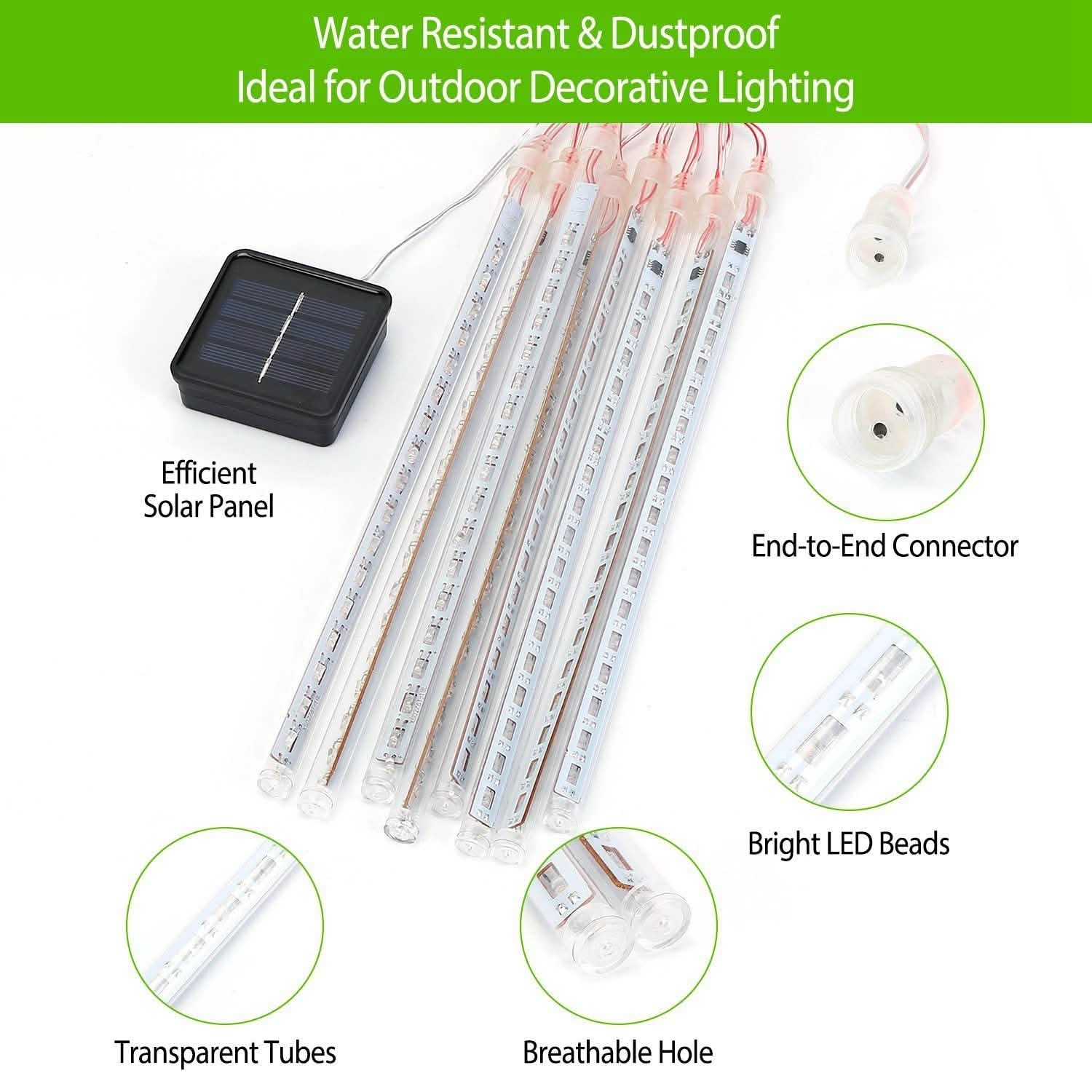 Solar Powered Meteor Shower String Light DailySale
