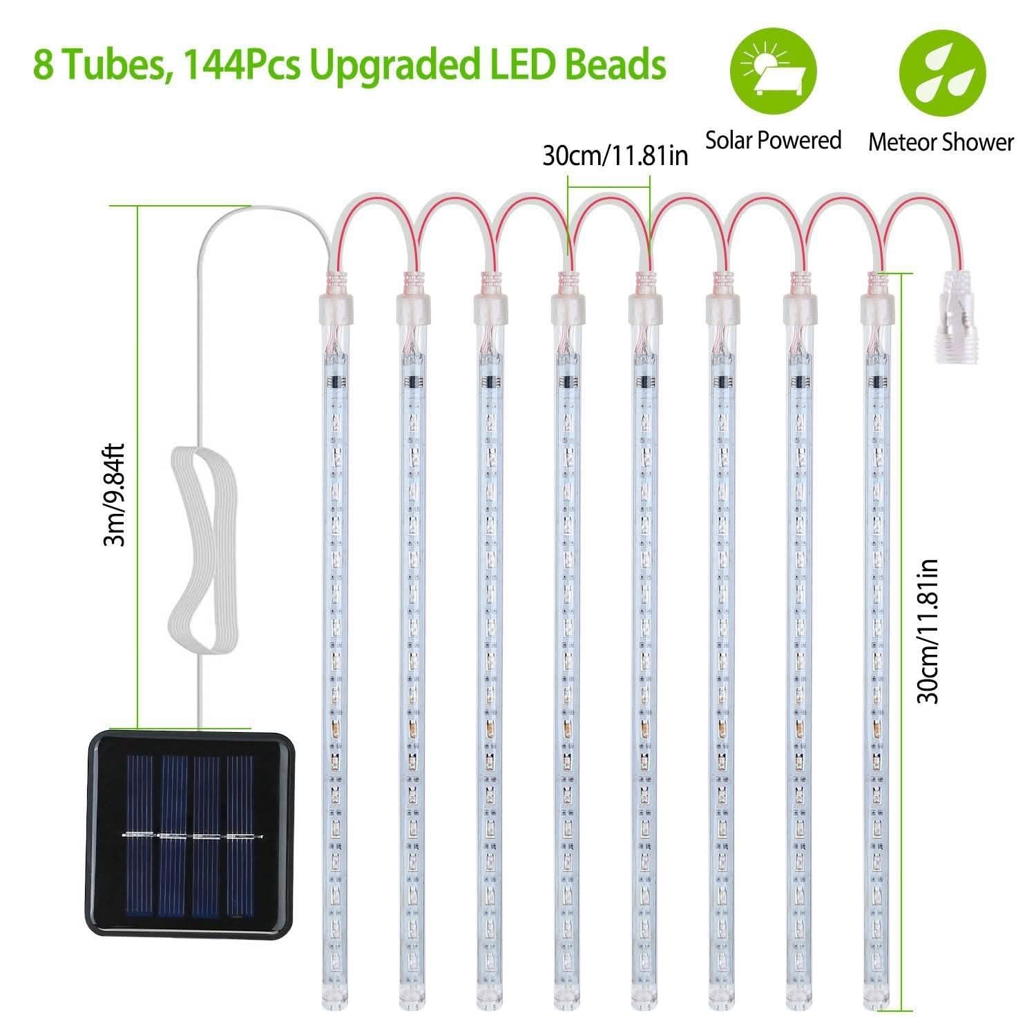 Solar Powered Meteor Shower String Light DailySale