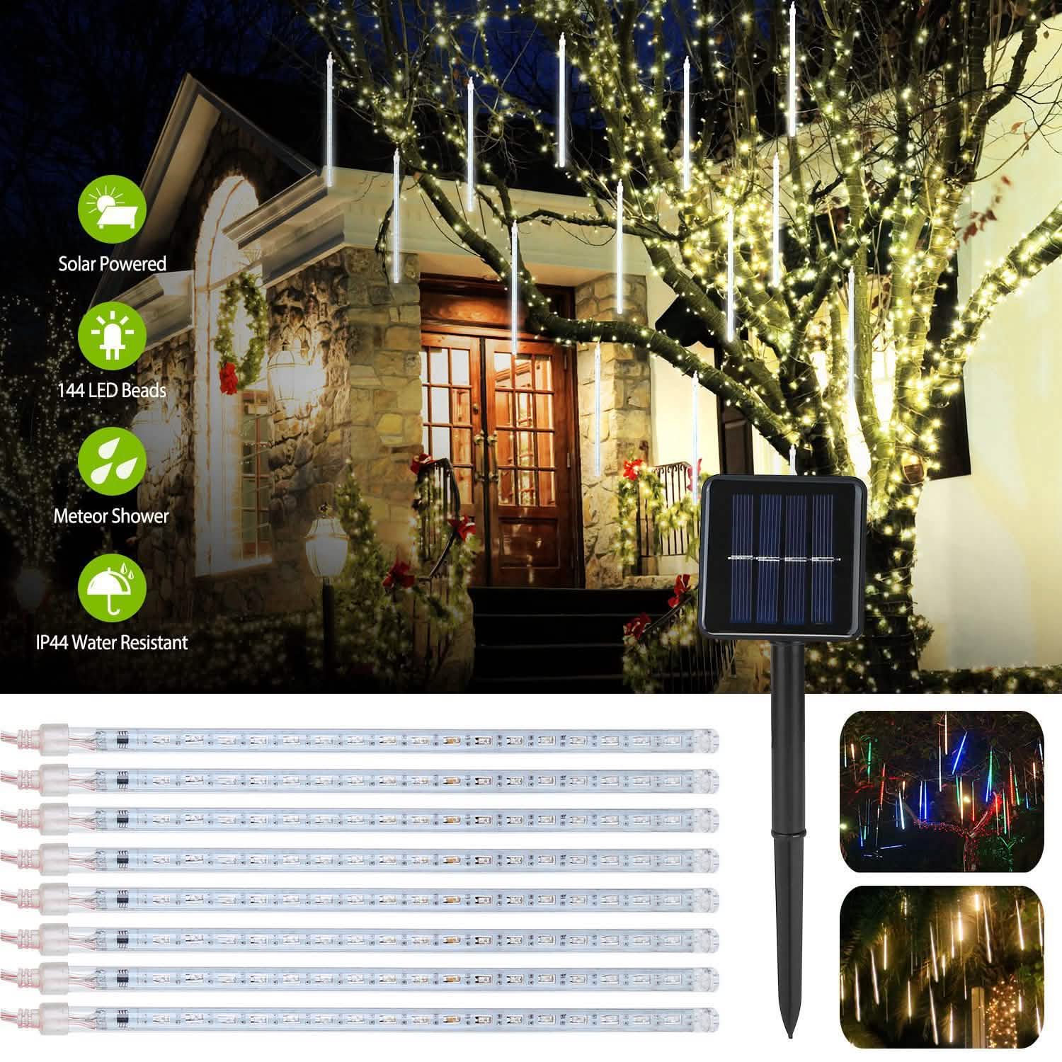 Solar Powered Meteor Shower String Light DailySale