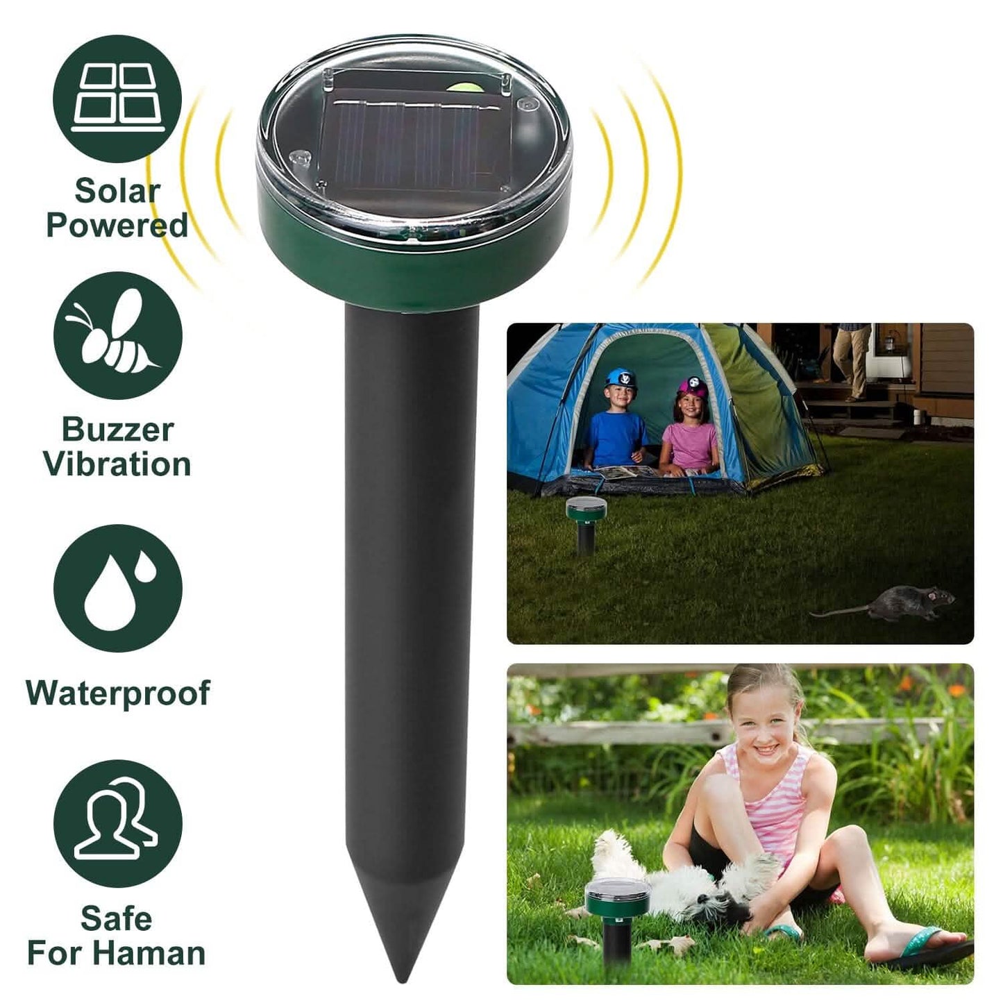 Solar Powered Mole Repeller DailySale