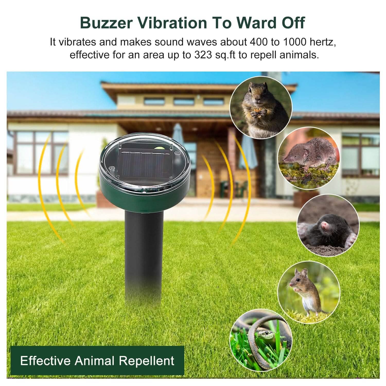 Solar Powered Mole Repeller DailySale
