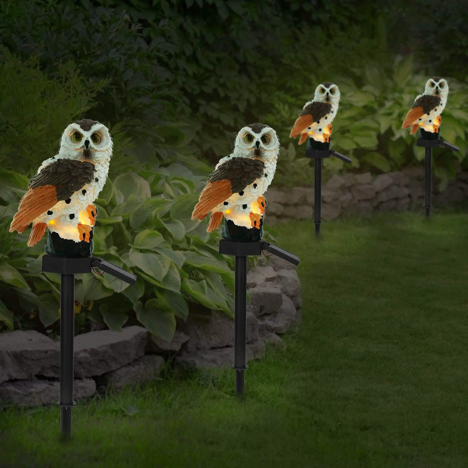 Solar Powered Owl Garden Light IP65 Waterproof DailySale