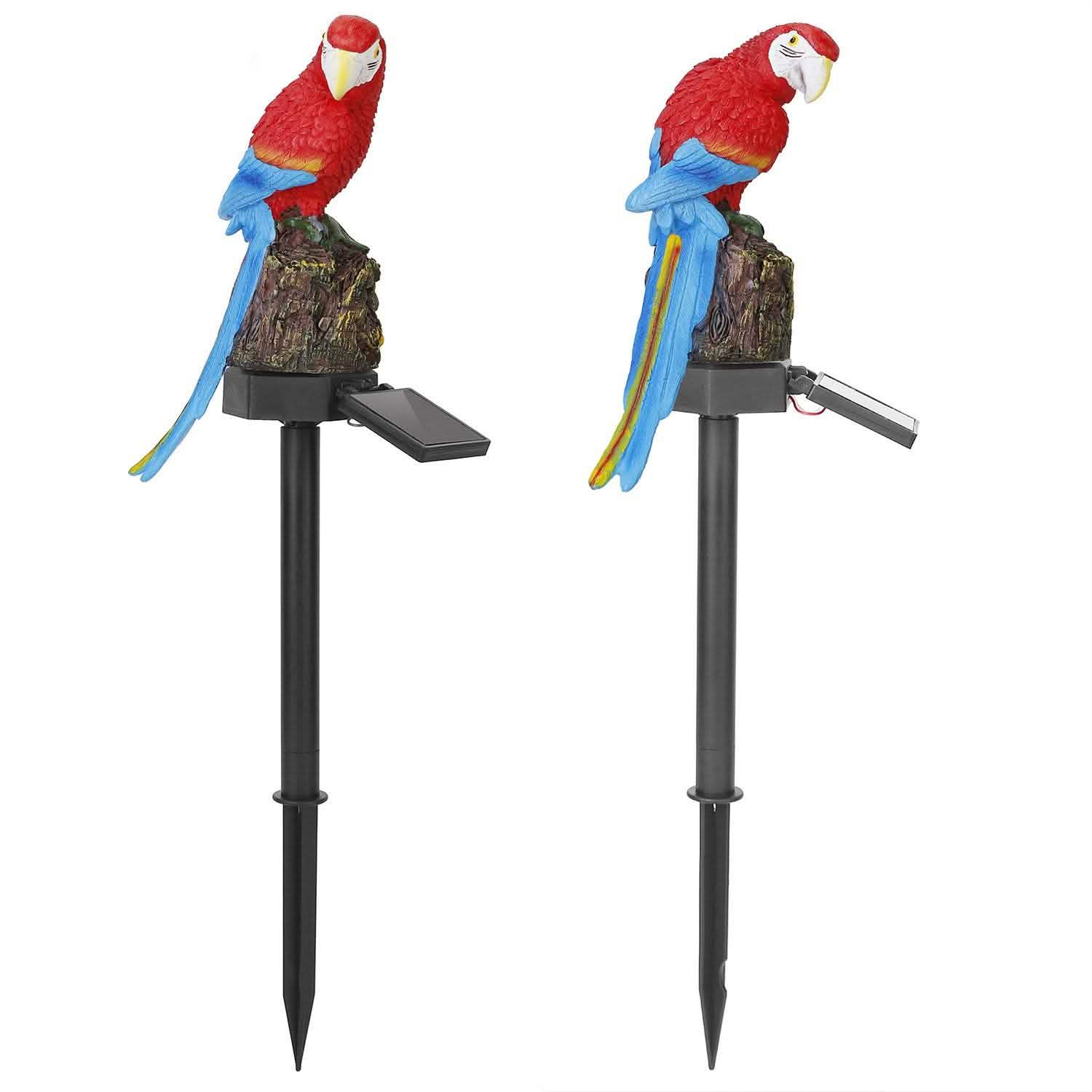 Solar Powered Parrot Garden Light IP65 Waterproof LED DailySale