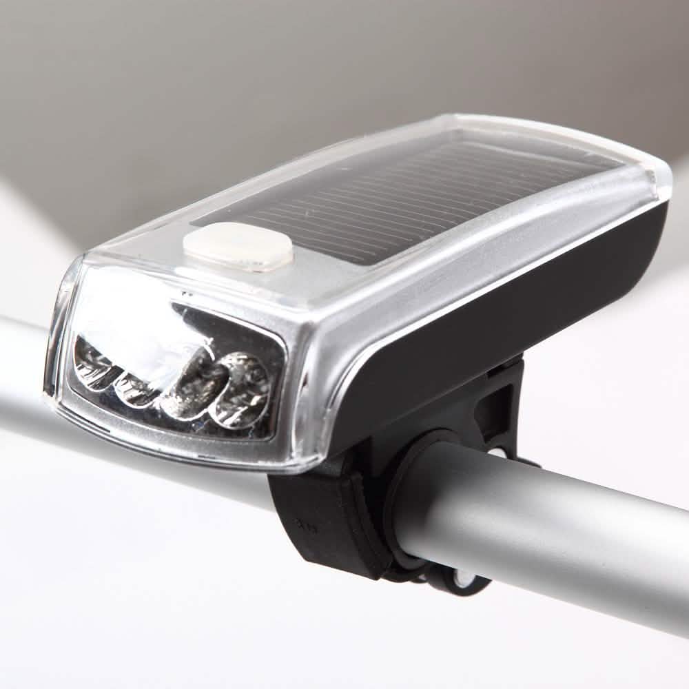 Solar Rechargeable Bicycle Headlight DailySale