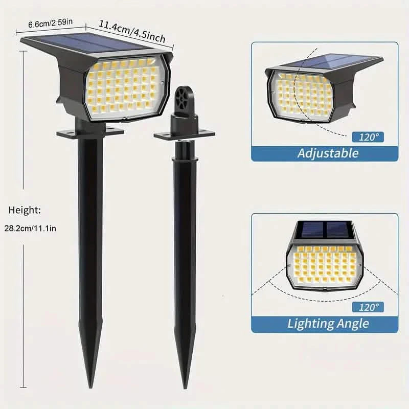 Solar Spot Lights and Solar Motion Sensor Spotlights DailySale
