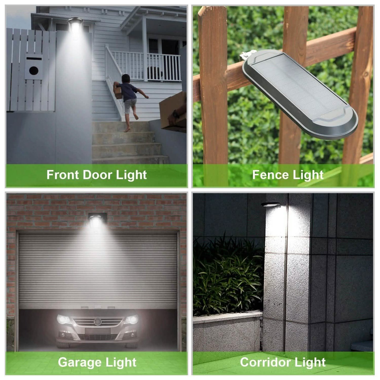 Solar Wall Light Outdoor 18 LED's Dusk to Dawn Fence Lamp DailySale