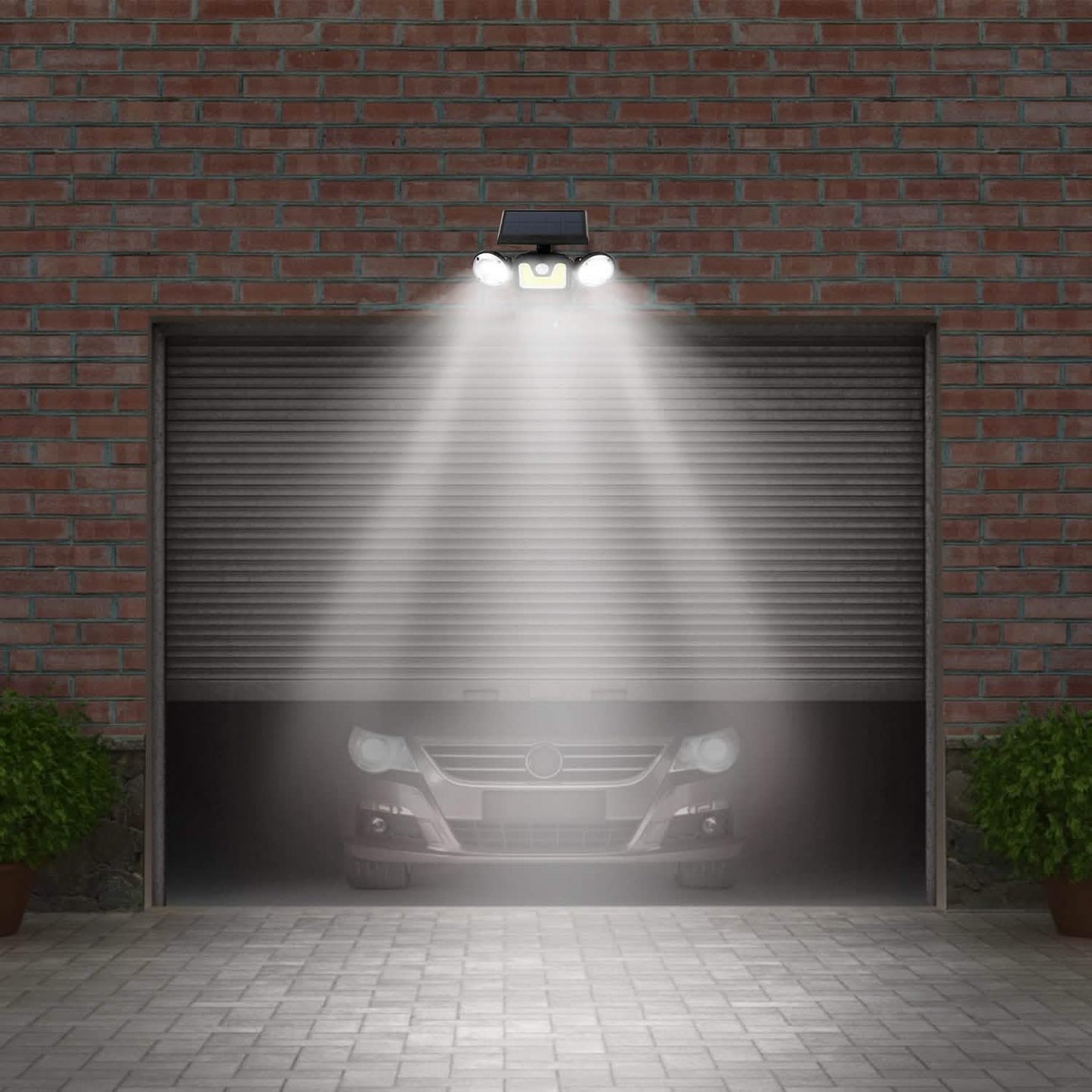 Solar Wall Light Outdoor PIR Motion Sensor LED DailySale