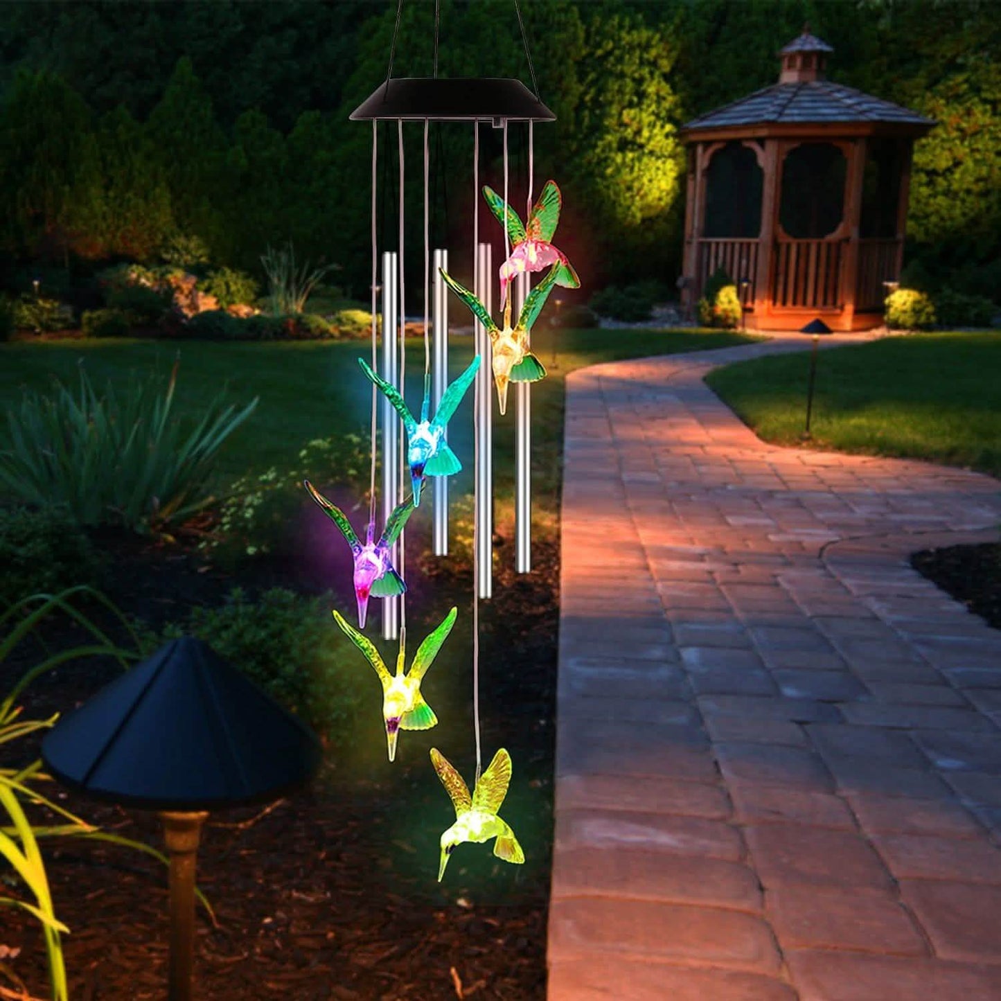 Solar Wind Chime Lights DailySale