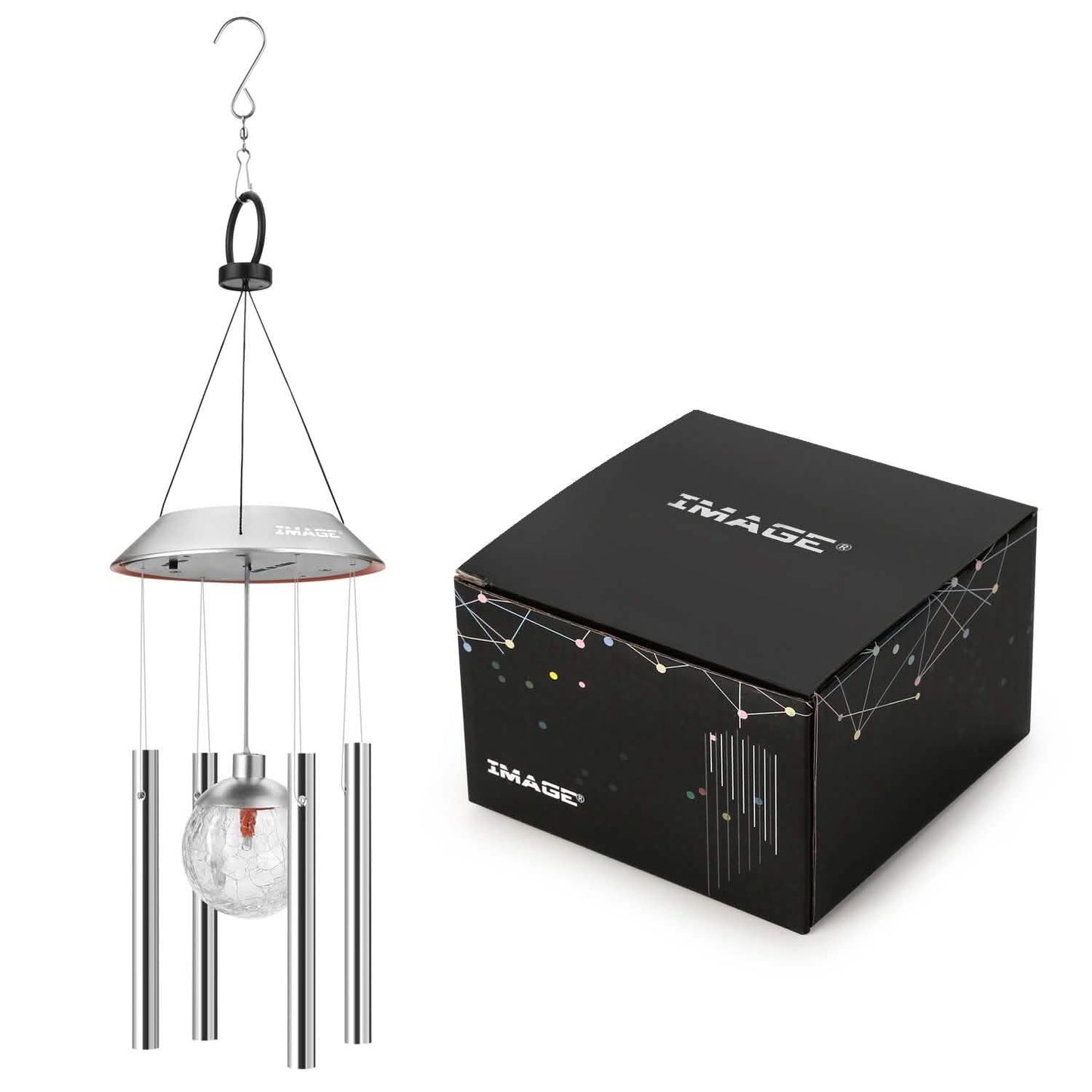 Solar Wind Chimes Color Changing LED Light DailySale