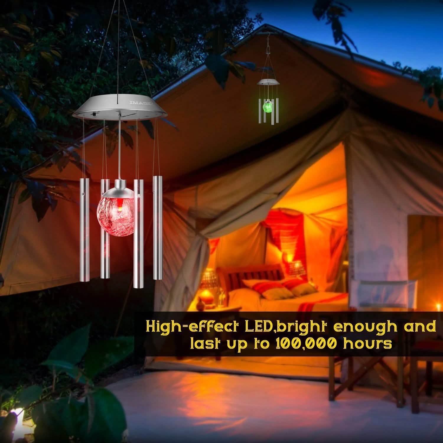 Solar Wind Chimes Color Changing LED Light DailySale
