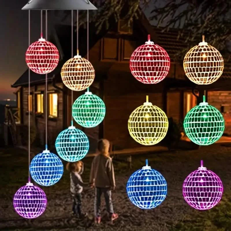 Solar Wind Chimes Light - Mobile Hanging LED Light, Color Changing Wind Chime DailySale