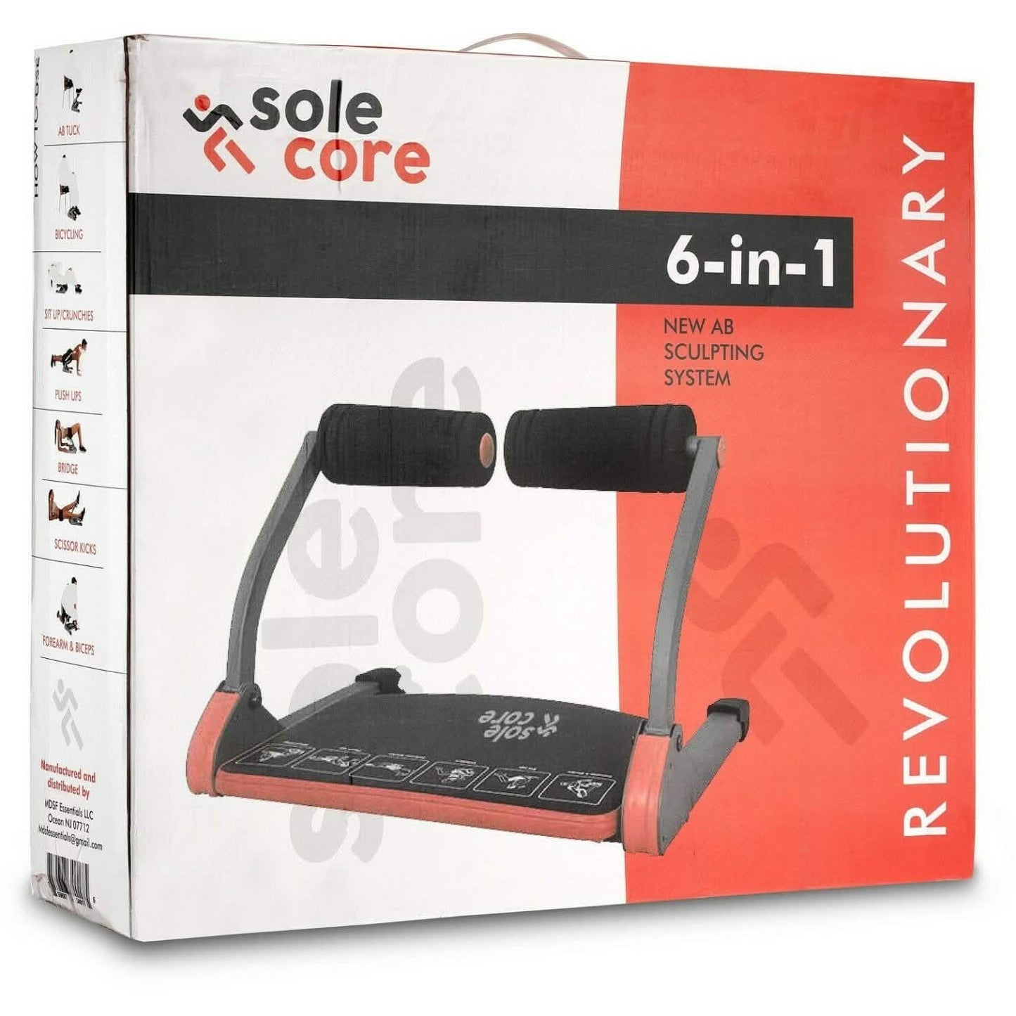 SoleCore Smart Fitness Equipment 6-in-1 Ab Sculpting System DailySale