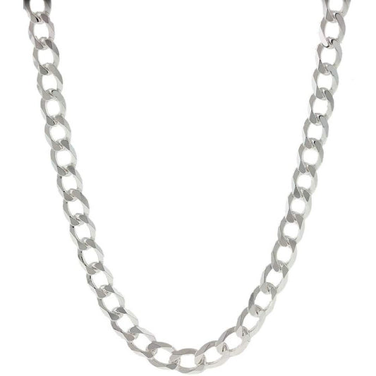 Solid 925 Sterling Silver 4.5mm Cuban Chain Necklace DailySale