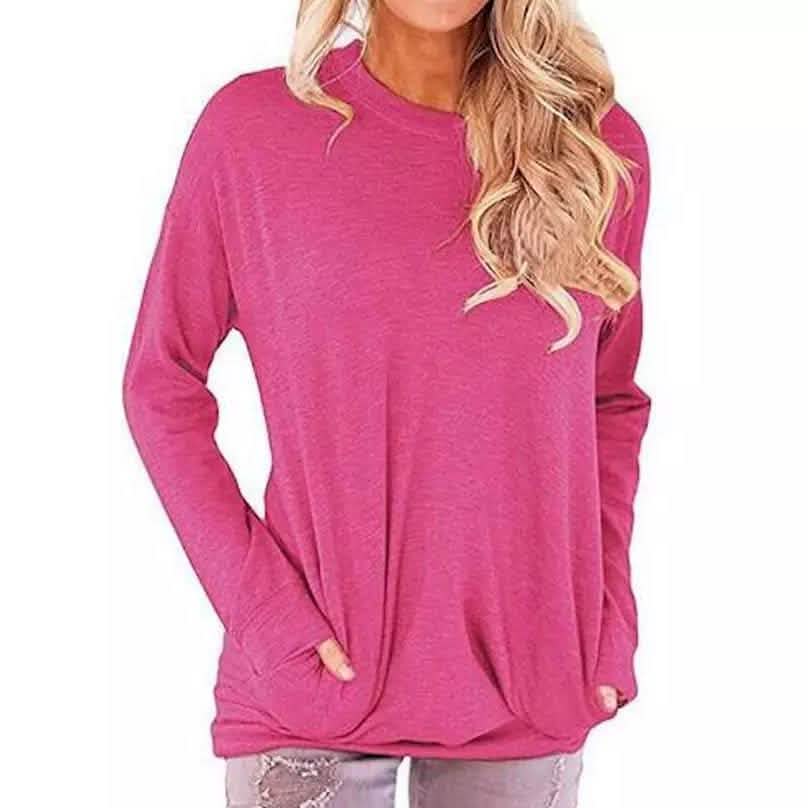 Solid Long Sleeve Shirt DailySale