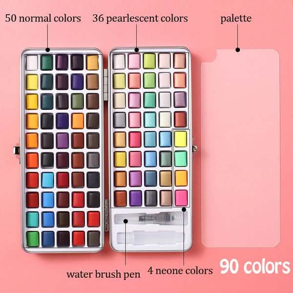 Solid Watercolor Pigment Set DailySale