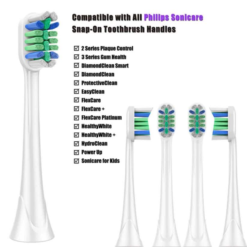 Sonic Replacement Toothbrush Heads DailySale