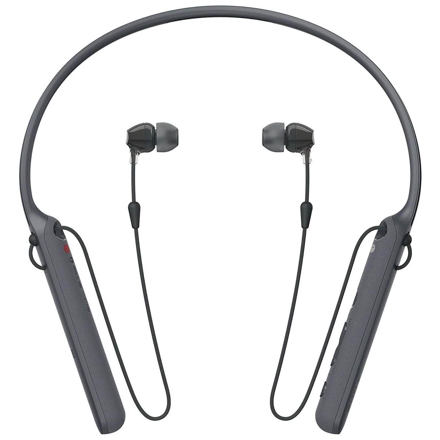 Sony - C400 Wireless Behind-Neck in Ear Headphone - Black (Refurbished) DailySale