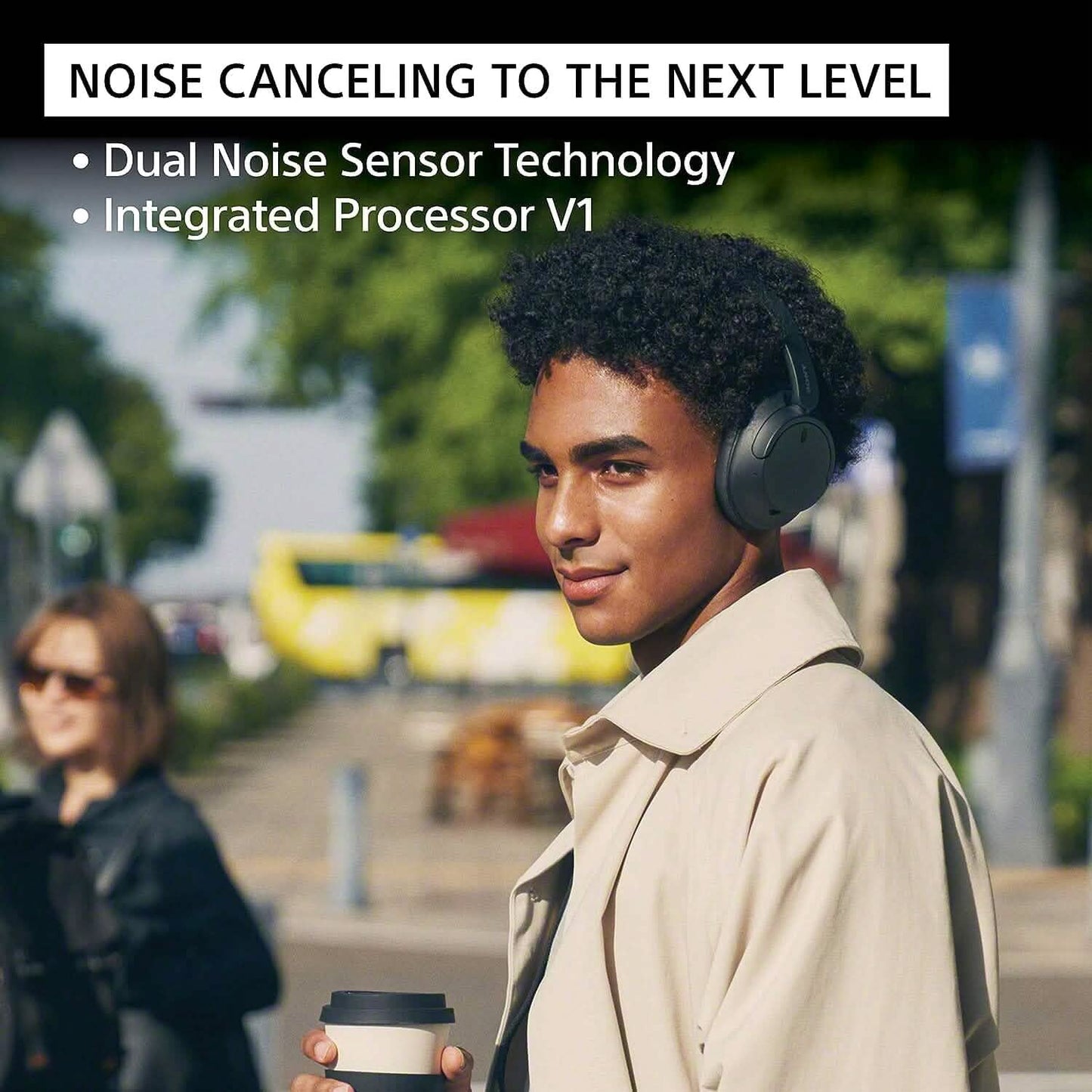 Sony WH-CH720N Noise Canceling Wireless Bluetooth Headphones (Refurbished) DailySale