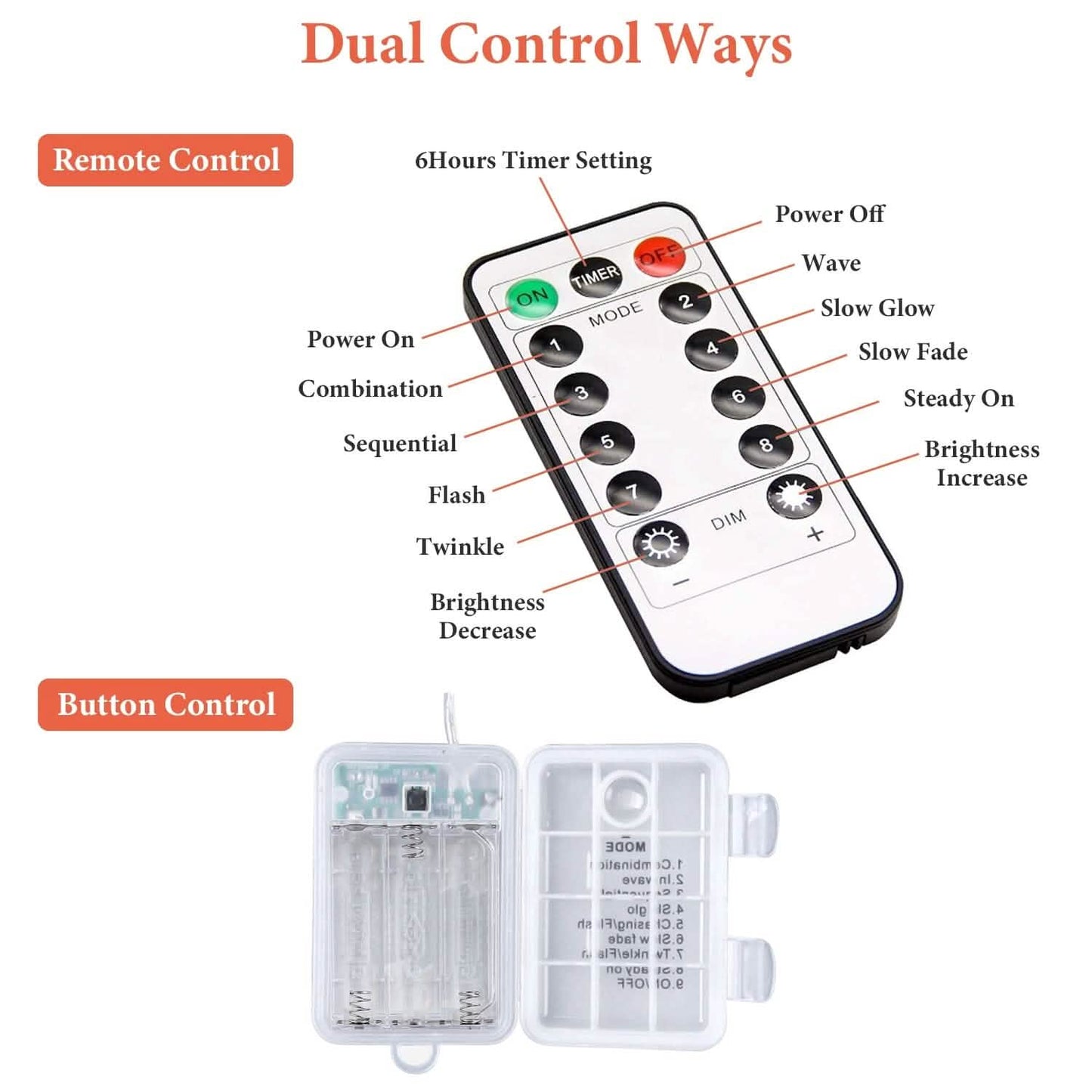 Spider Web Light with Hairy Spider 70LED Battery Powered Remote Control 8 Lighting Modes DailySale