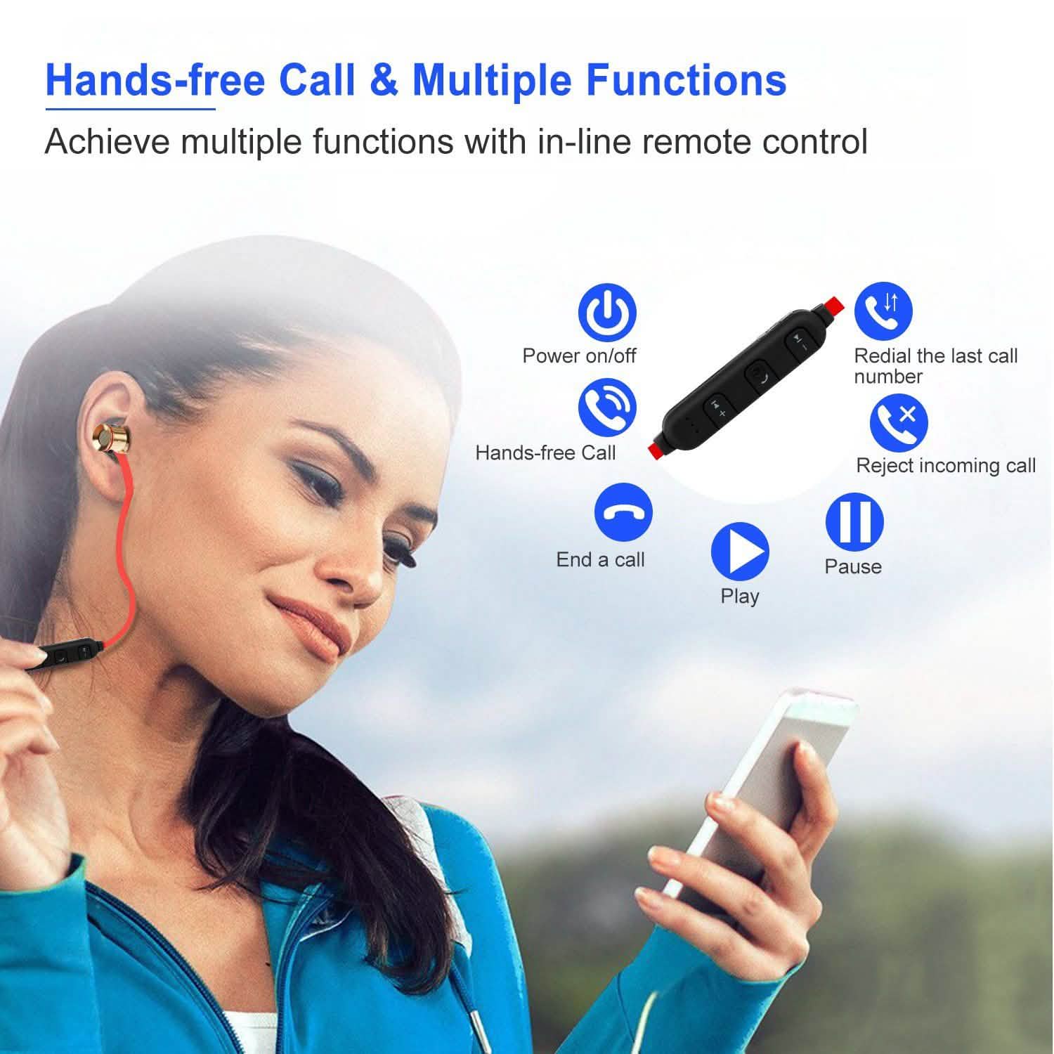 Sports Headset Wireless V4.1 In-Ear Headphones DailySale