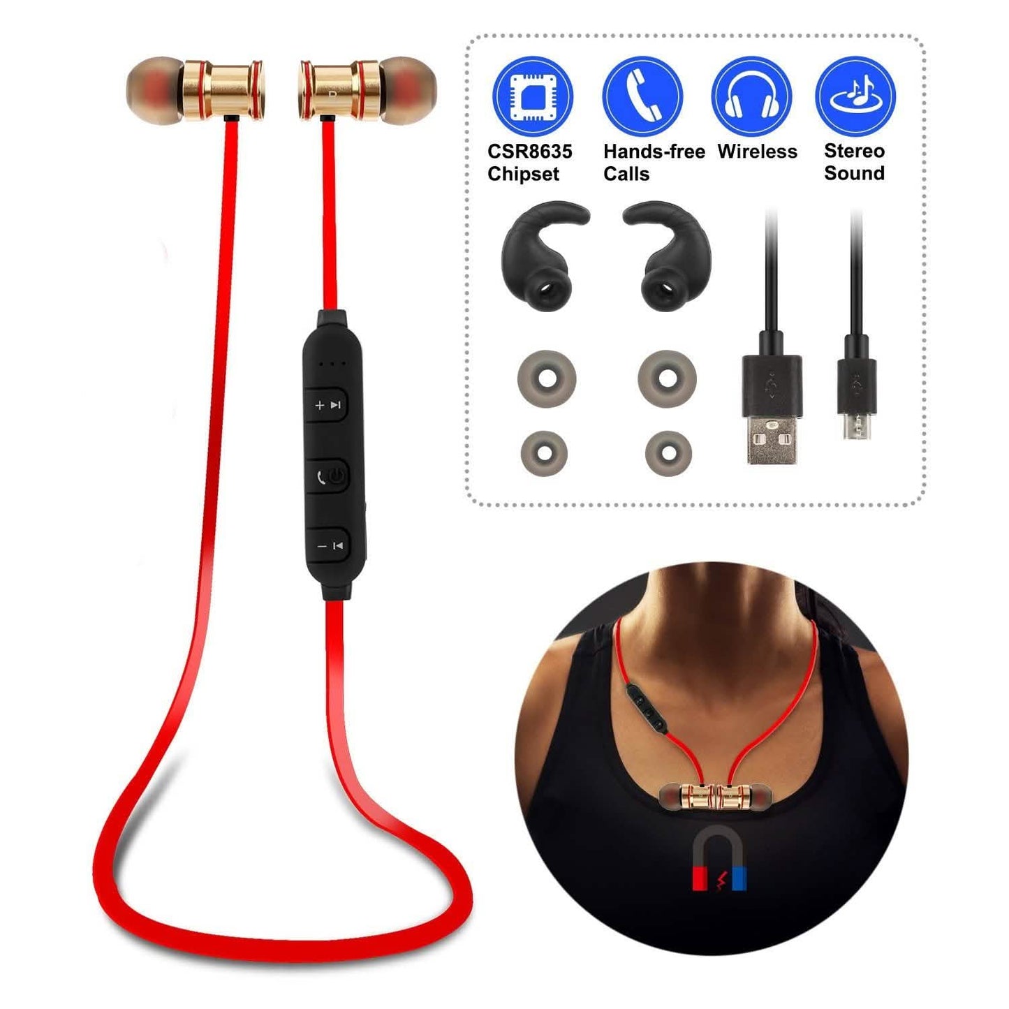 Sports Headset Wireless V4.1 In-Ear Headphones DailySale