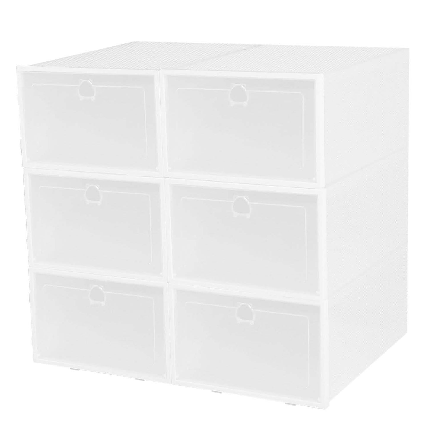 Stackable Shoe Storage Bin Transparent Dustproof DailySale