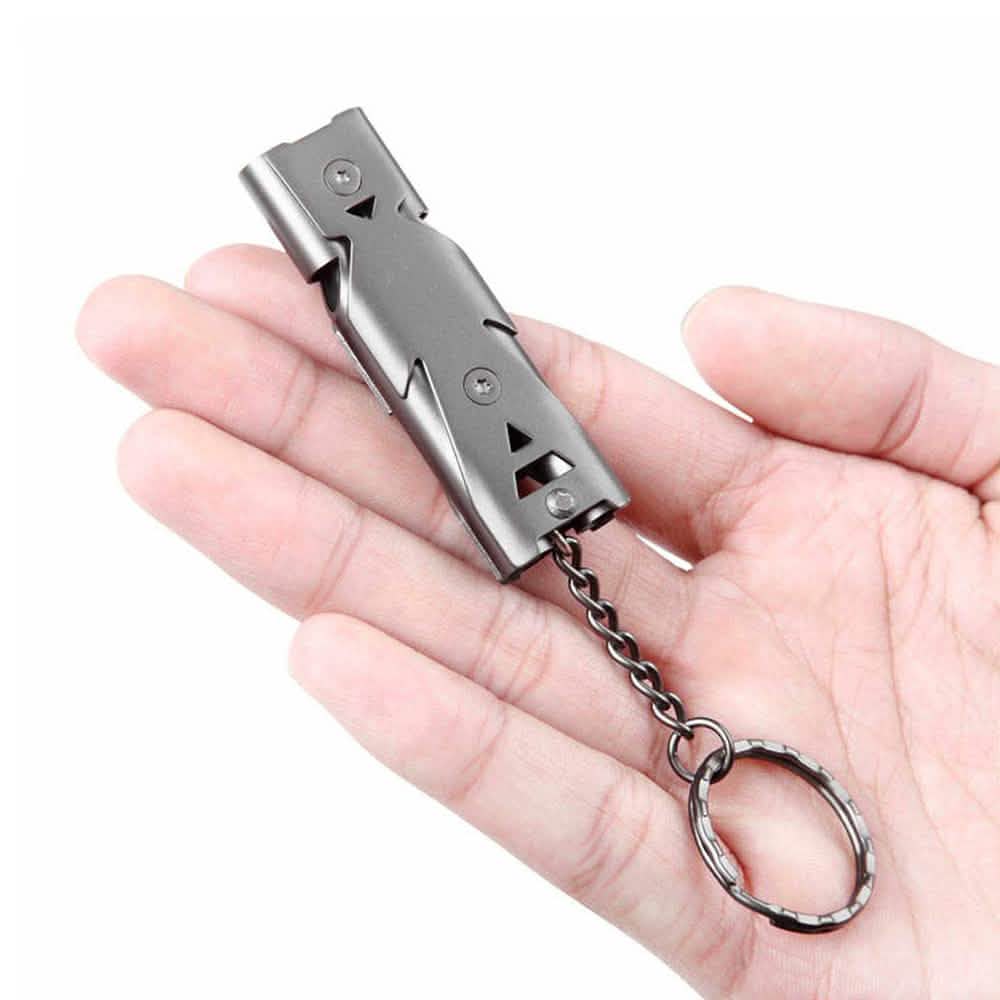 Stainless Emergency Outdoor Survival Whistle DailySale