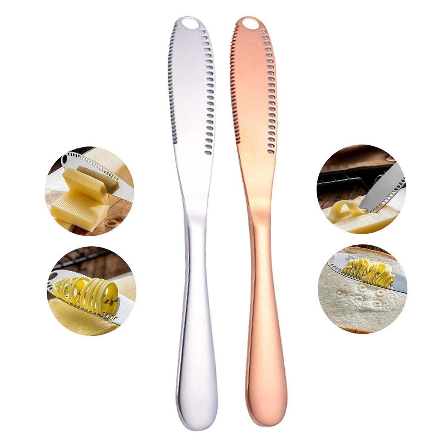 Stainless Steel And Copper Butter Spreader Cutter Slicer Knife DailySale