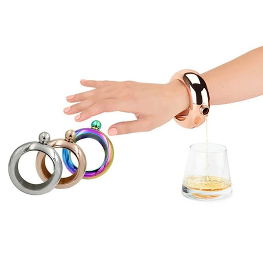 Stainless Steel Bracelet Flask DailySale