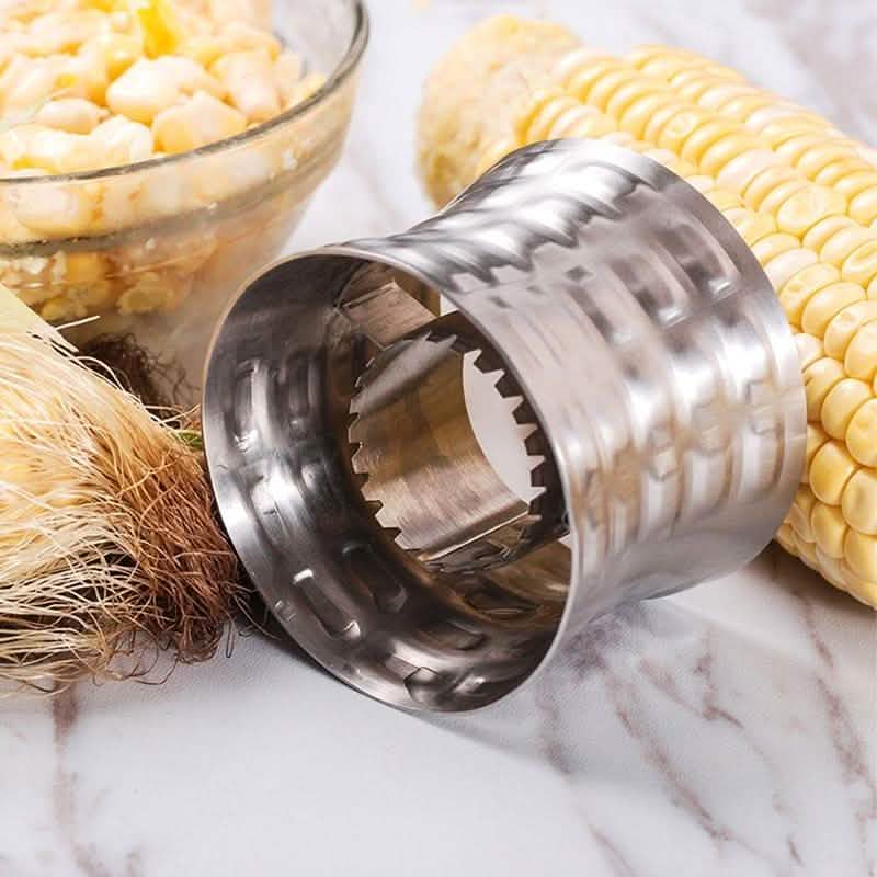 Stainless Steel Corn Stripper and Peeler Ring DailySale