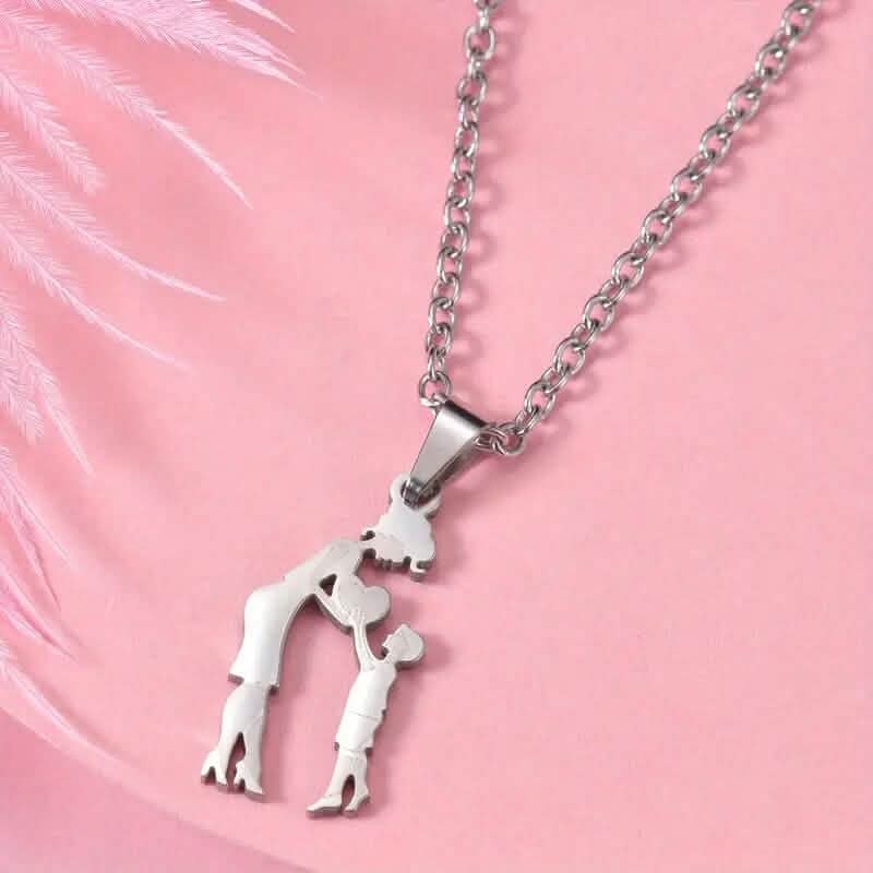 Stainless Steel Heartfelt Mother-Daughter-Son Necklace DailySale