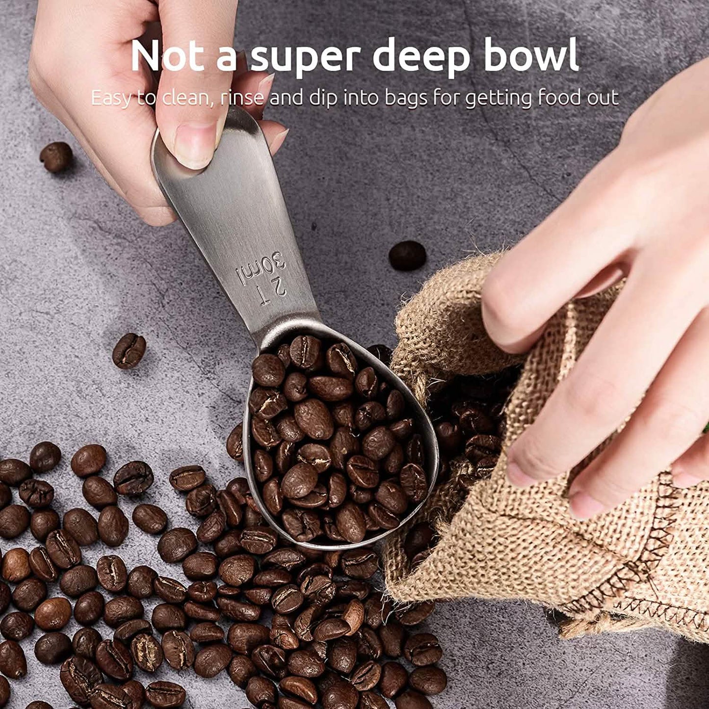 Stainless Steel Measuring Coffee Scoop DailySale