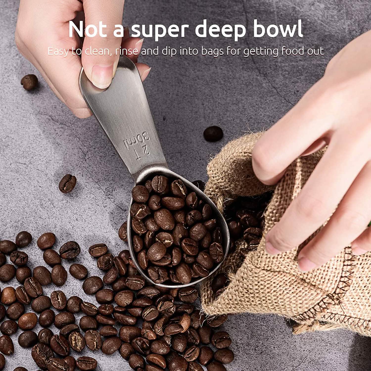 Stainless Steel Measuring Coffee Scoop DailySale