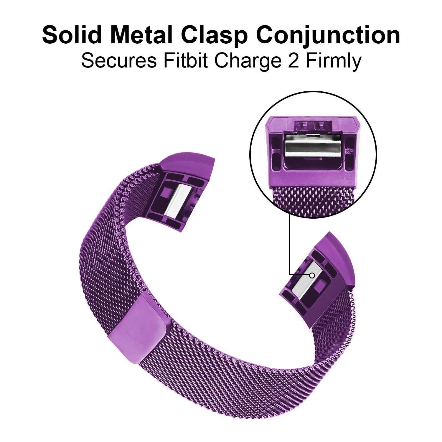 Stainless Steel Mesh Milanese Loop Band for Fitbit Charge 2 DailySale
